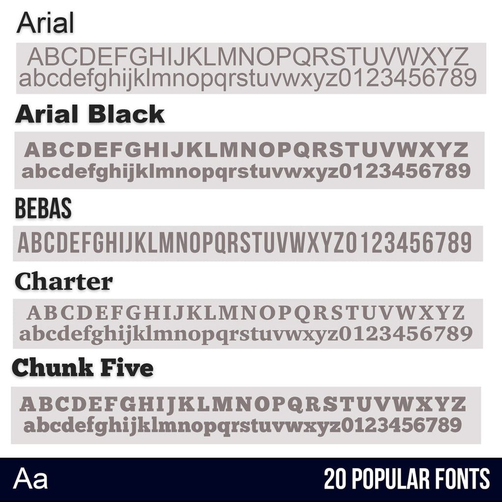 TACLA Regulation Number Decal Sticker, (Set of 2) – USDOT Sticker Store