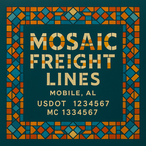 Custom Truck Door Lettering Sticker Decal Signs With Company Name, Location, USDOT, MC, CA, KYU, GVW & More | Create Your Own USDOT Truck Door Sign