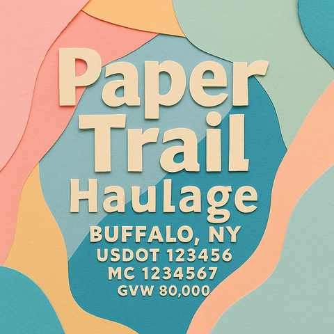 Custom Truck Door Lettering Sticker Decal Signs With Company Name, Location, USDOT, MC, CA, KYU, GVW & More | Create Your Own USDOT Truck Door Sign