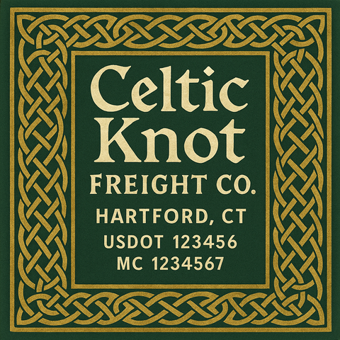 Custom Truck Door Lettering Sticker Decal Signs With Company Name, Location, USDOT, MC, CA, KYU, GVW & More | Create Your Own USDOT Truck Door Sign