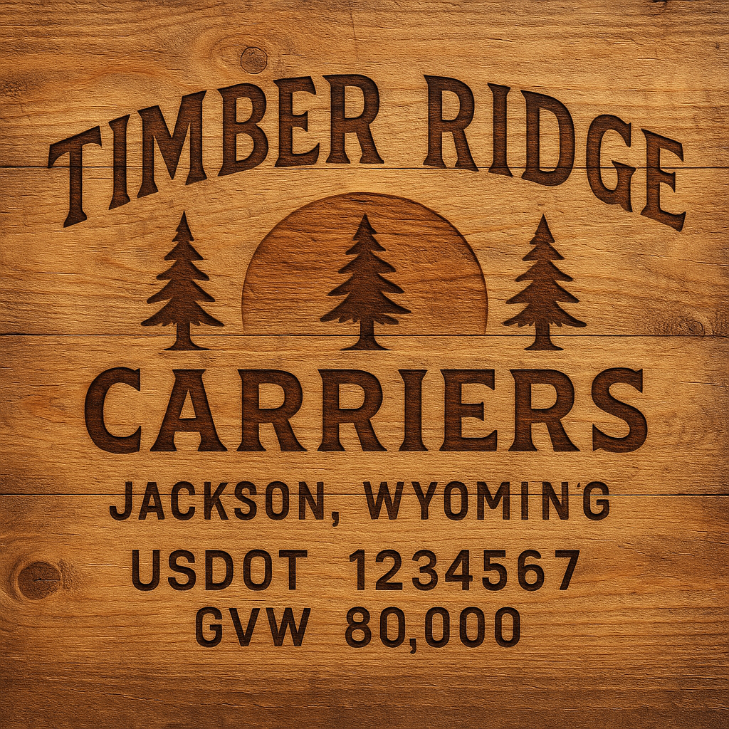 Custom Truck Door Lettering Sticker Decal Signs With Company Name, Location, USDOT, MC, CA, KYU, GVW & More | Create Your Own USDOT Truck Door Sign