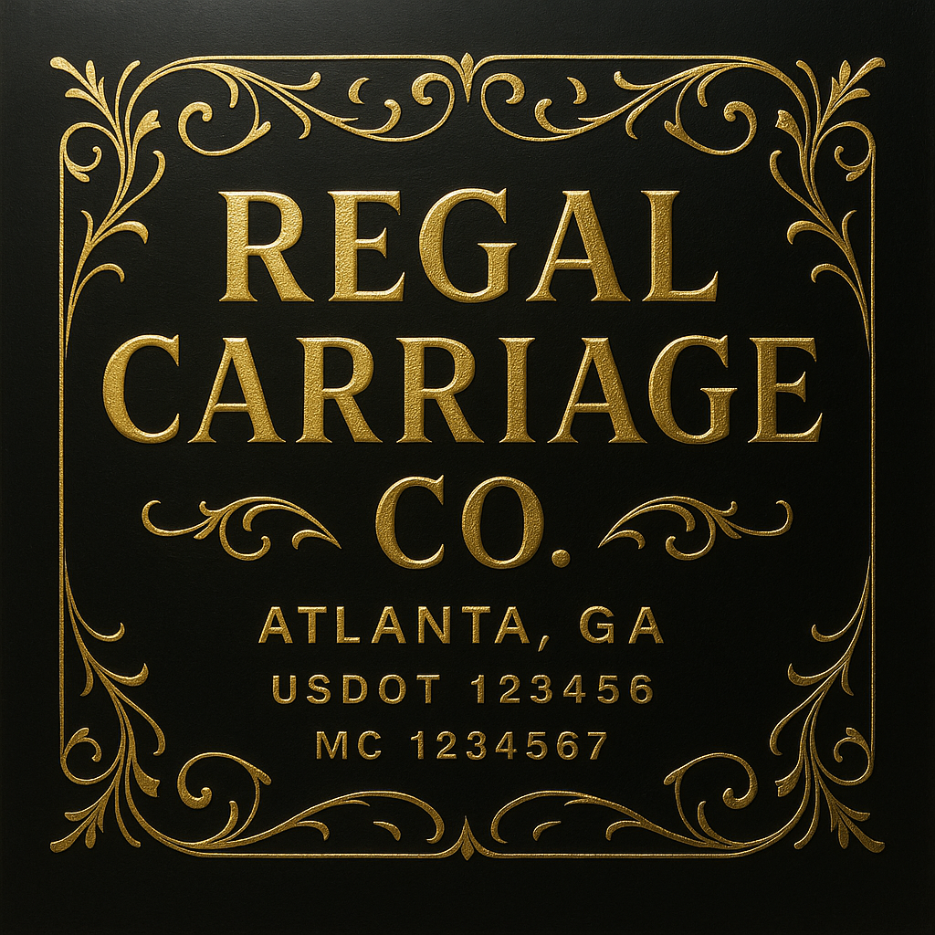 Custom Truck Door Lettering Sticker Decal Signs With Company Name, Location, USDOT, MC, CA, KYU, GVW & More | Create Your Own USDOT Truck Door Sign