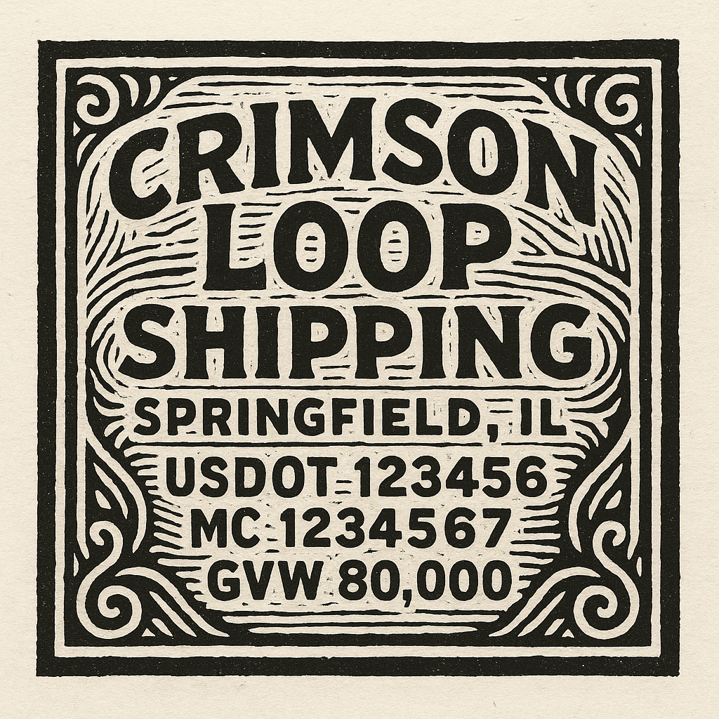 Custom Truck Door Lettering Sticker Decal Signs With Company Name, Location, USDOT, MC, CA, KYU, GVW & More | Create Your Own USDOT Truck Door Sign