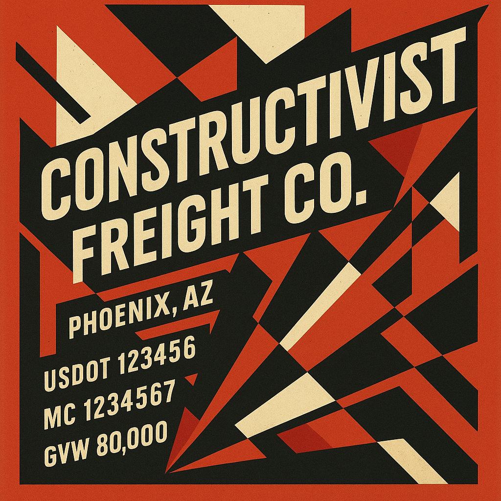 Custom Truck Door Lettering Sticker Decal Signs With Company Name, Location, USDOT, MC, CA, KYU, GVW & More | Create Your Own USDOT Truck Door Sign