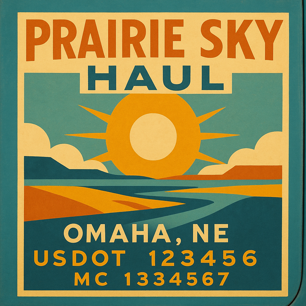 Custom Truck Door Lettering Sticker Decal Signs With Company Name, Location, USDOT, MC, CA, KYU, GVW & More | Create Your Own USDOT Truck Door Sign