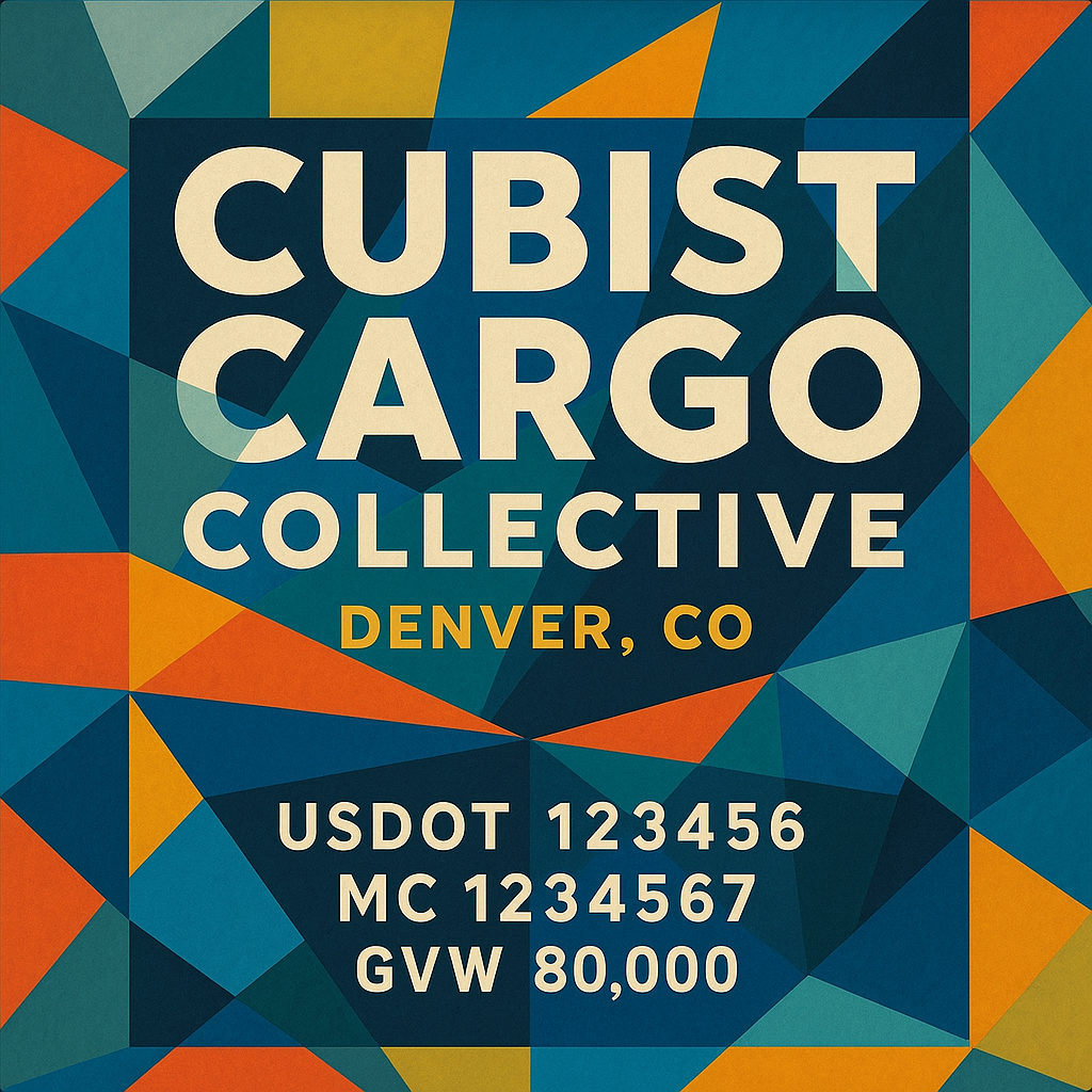 Custom Truck Door Lettering Sticker Decal Signs With Company Name, Location, USDOT, MC, CA, KYU, GVW & More | Create Your Own USDOT Truck Door Sign