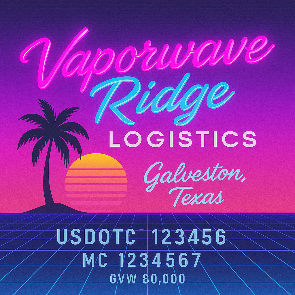 Custom Truck Door Lettering Sticker Decal Signs With Company Name, Location, USDOT, MC, CA, KYU, GVW & More | Create Your Own USDOT Truck Door Sign