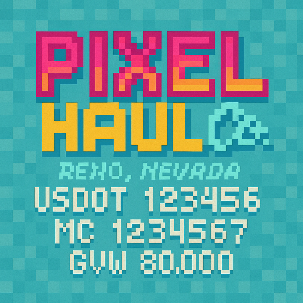 Custom Truck Door Lettering Sticker Decal Signs With Company Name, Location, USDOT, MC, CA, KYU, GVW & More | Create Your Own USDOT Truck Door Sign