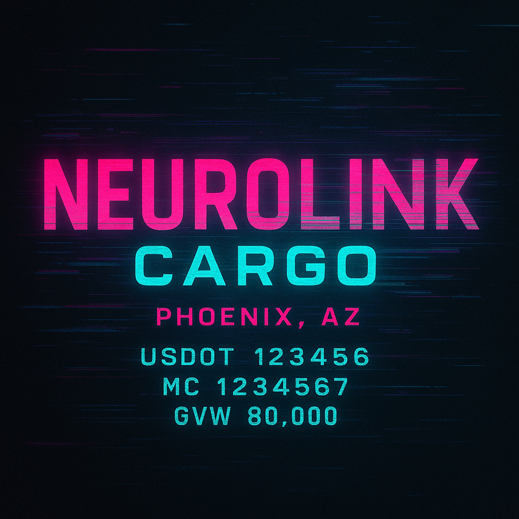 Custom Truck Door Lettering Sticker Decal Signs With Company Name, Location, USDOT, MC, CA, KYU, GVW & More | Create Your Own USDOT Truck Door Sign