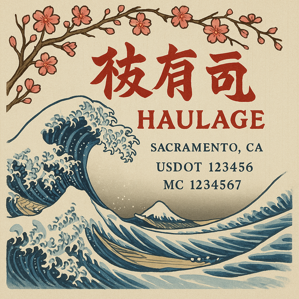 Custom Truck Door Lettering Sticker Decal Signs With Company Name, Location, USDOT, MC, CA, KYU, GVW & More | Create Your Own USDOT Truck Door Sign