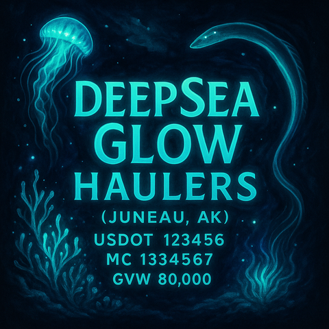 Custom Truck Door Lettering Sticker Decal Signs With Company Name, Location, USDOT, MC, CA, KYU, GVW & More | Create Your Own USDOT Truck Door Sign