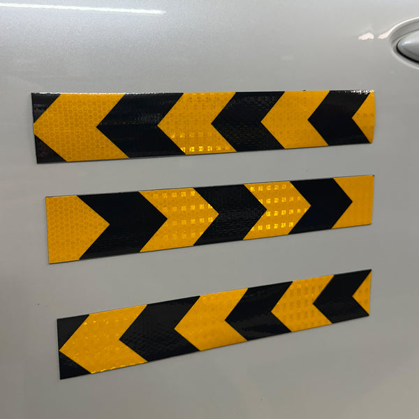 Black & Yellow DOT Reflectors | DOT Magnetic Reflector | DOT Magnetic Reflective Strips