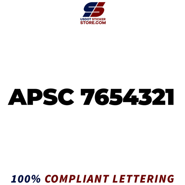APSC sticker