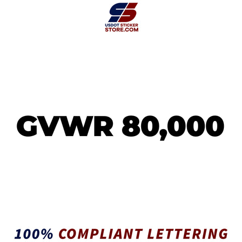 GVWR sticker