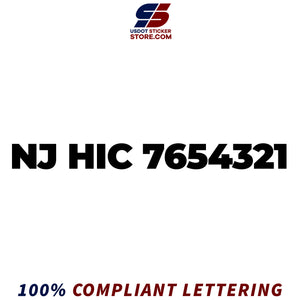 NJ HIC sticker