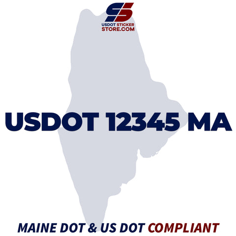 usdot sticker Maine