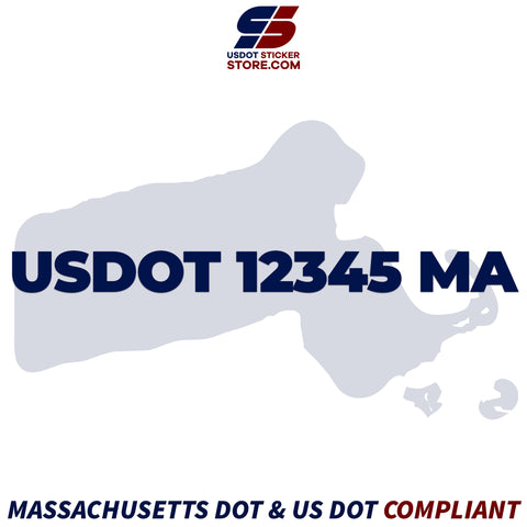 usdot sticker Massachusetts