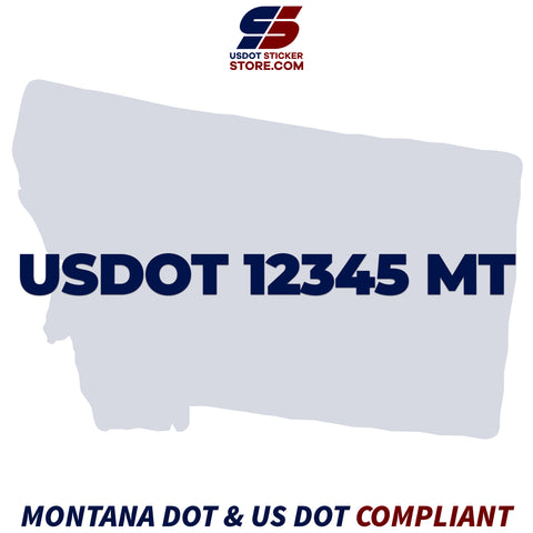 usdot sticker Montana