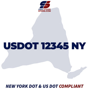 usdot sticker New York