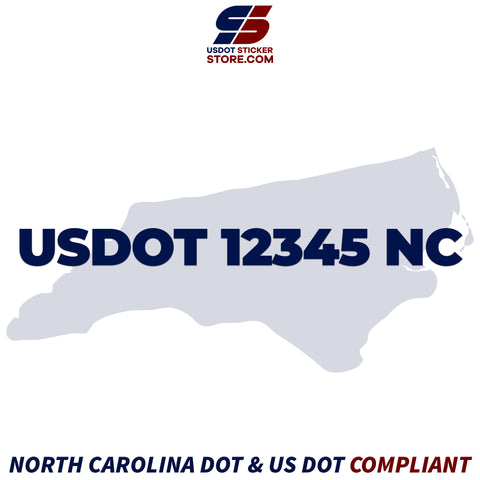 usdot sticker North Carolina