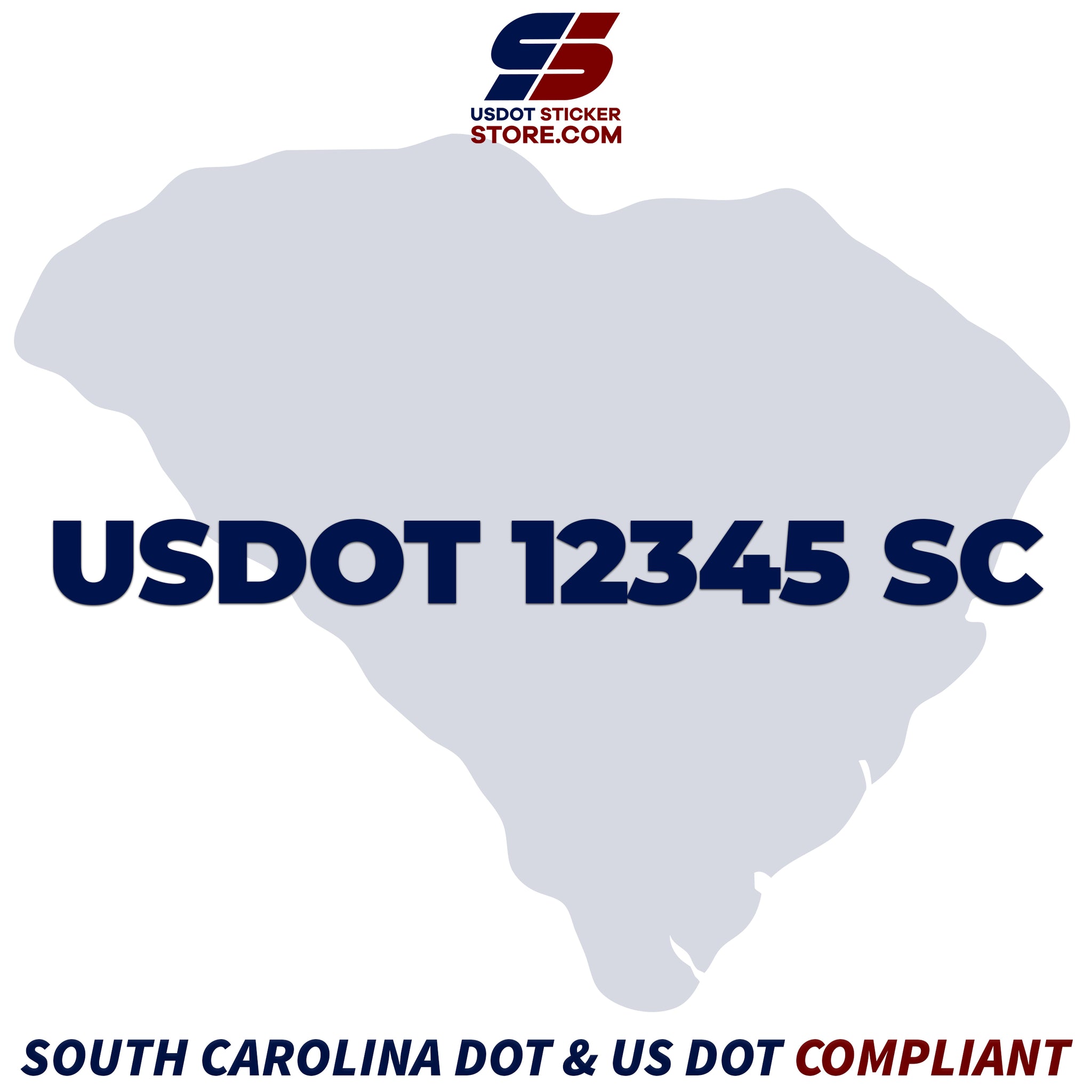 usdot sticker South Carolina