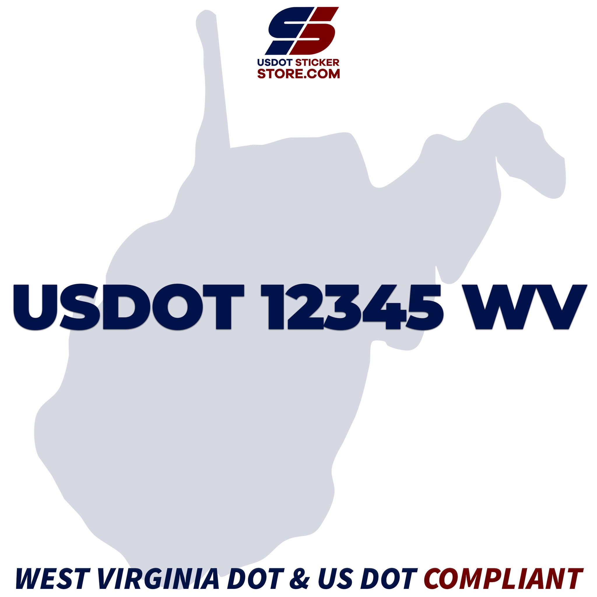 usdot sticker West Virginia